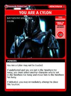 You Are A Cylon - Custom Card