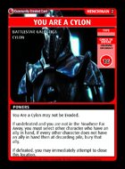 You Are A Cylon - Custom Card