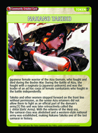 Nakano Takeko - Custom Card