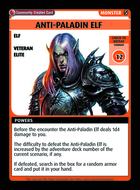 Anti-paladin Elf - Custom Card