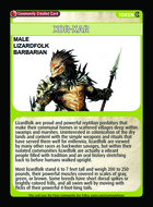 Xor-xar - Custom Card