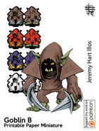 Goblin B Solo Paper Mini