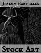 Bat Demon 1 Stock Art