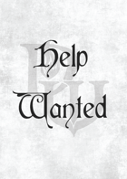 Dungeon World Hireling Cards