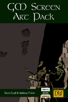 Dungeon World GM Screen Art Pack