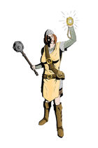 RPG Stock Art - Female Human Cleric