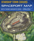 Starship Town - Spaceport Map (30x30)
