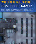 Warehouse Lab - Battle map (30x30)