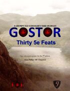 Gostor: Thirty 5e Feats