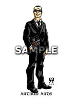 "Face" Man In Black
