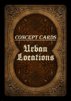 Concept Cards - Urban Locations