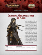 Savage Thunderscape: Aden Gazette 18 - Criminal Organizations