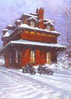 Christmas Junction Poker Deck
