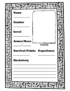The Maze of Memory Prisoner Worksheets