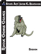 Stock Art: Blackmon Baboon
