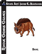 Stock Art: Blackmon Boar