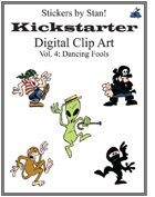 Clip Art by Stan! Vol. 4: Dancing Fools