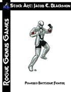 Stock Art: Blackmon Powered Battlesuit Fighter