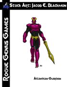 Stock Art: Blackmon Atlantean Guardian
