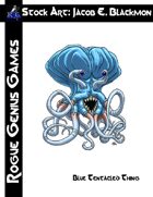 Stock Art: Blackmon Blue Tentacled Thing