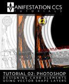 Photoshop Trading Card Game Design - TUTORIAL 02: Designing Card Elements Using Vector Shape Layers