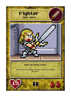 Amos The Shark Tamer - Custom Card