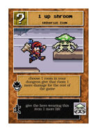 1 Up Shroom - Custom Card