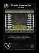 Trash Compactor - Custom Card