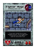 Blue Cape Villain Man - Custom Card