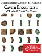 Adventure Map Tiles: Cavern Encounters Tiles Set 1