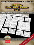 KwikTiles: Hand Drawn Dungeons Set 1