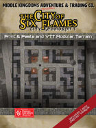 KwikTiles: The City of Six Flames: City Geomorph 1