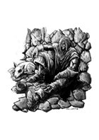 RPG Fantasy Character, Male, Human Beggar Thief