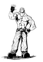 RPG Post-Apocalypse Character, Male