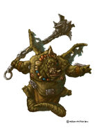 RPG Fantasy Creature, Demon of Hunger 02