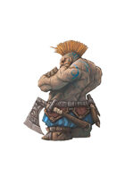 RPG Fantasy Character, Male, Dwarf Warrior