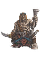 RPG Fantasy Character, Male, Dwarf Warrior