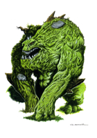 RPG fantasy Character, Male, Half Orc Barbarian STL