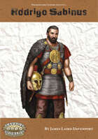 Sample Savage Character - Rodrigo Sabinus