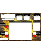 Gaslands Car Data Card