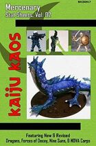 Kaiju Kaos - Mercenary Stat Sheets, Vol. 02