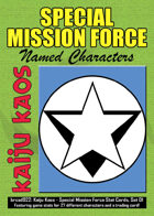 Kaiju Kaos - Special Mission Force Stat Cards, Set 01