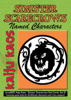 Kaiju Kaos - Sinister Scarecrows Stat Cards, Set 01