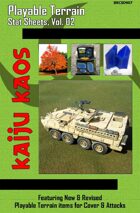 Kaiju Kaos - Playable Terrain Stat Sheets, Vol. 02