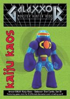 Kaiju Kaos: Galaxxor Stat Cards, Set 01