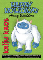 Kaiju Kaos: Pencil Topper Stat Cards, Set 02