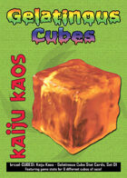 Kaiju Kaos: Gelatinous Cubes Stat Cards, Set 01