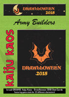 Kaiju Kaos: Drawlloween 2018 Stat Cards