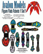 Avalon Models, Figure Flat Robots Set 1