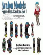 Avalon Models, Figure Flat Civilians Set 1